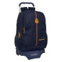 Mochila Escolar con Ruedas Real Madrid C.F. 2nd Kit 24/25 Azul marino 32 x 44 x 16 cm