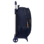 Mochila Escolar con Ruedas Real Madrid C.F. 2nd Kit 24/25 Azul marino 32 x 44 x 16 cm