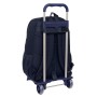 Mochila Escolar con Ruedas Real Madrid C.F. 2nd Kit 24/25 Azul marino 32 x 44 x 16 cm