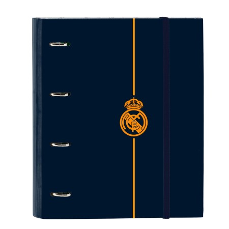 Carpeta de anillas Real Madrid C.F. 2nd Kit 24/25 Azul marino 27 x 32 x 3.5 cm