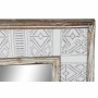 Miroir mural DKD Home Decor Toile Naturel Bois Blanc Décapé (60 x 2,5 x 80 cm)