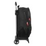 Mochila Escolar con Ruedas F.C. Barcelona Black Negro 32 x 44 x 16 cm