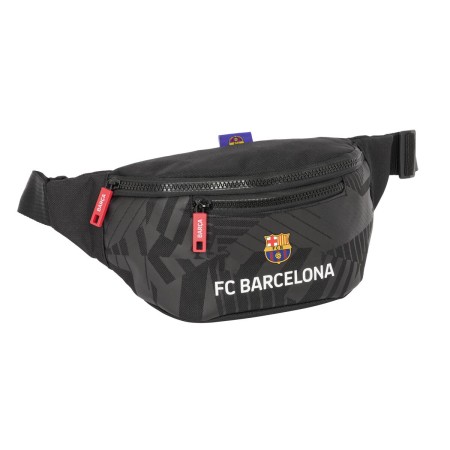 Sac banane F.C. Barcelona Black Noir Sportif 23 x 12 x 9 cm
