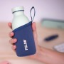 Funda isotérmica para botella Milan Serie 1918 Azul marino 354 ml Neopreno