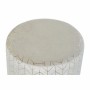 Repose-pied DKD Home Decor Beige Polyester Métal Doré (36 x 36 x 43 cm)