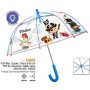 Parapluie Perletti Transparent Fibre de Verre Ø 64 cm Enfant Pirates