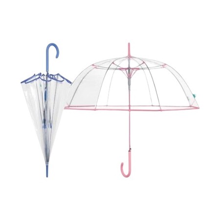 Parapluie Perletti Transparent Microfibre Ø 89 cm Avec bordure