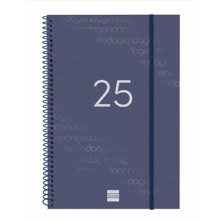 Agenda Finocam YEAR E-11 Azul 16,5 x 24,2 cm 2025