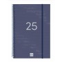 Agenda Finocam YEAR E-11 Bleu 16,5 x 24,2 cm 2025