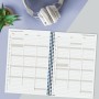 Agenda Finocam YEAR E-11 Azul 16,5 x 24,2 cm 2025