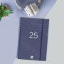 Agenda Finocam YEAR E-11 Azul 16,5 x 24,2 cm 2025