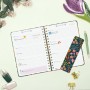 Agenda Finocam Moniquilla A5 15,5 x 21,2 cm 2025 Floral