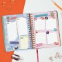 Agenda Finocam Talkual Cuarto 15,5 x 21,7 cm 2025 Flores