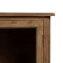 Présentoir Naturel Verre Bois d'épicéa 120 x 39 x 88,5 cm
