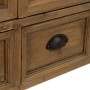 Présentoir Naturel Verre Bois d'épicéa 120 x 39 x 88,5 cm