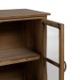 Présentoir Naturel Verre Bois d'épicéa 120 x 39 x 88,5 cm