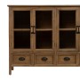 Présentoir Naturel Verre Bois d'épicéa 120 x 39 x 88,5 cm