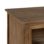 Présentoir Naturel Verre Bois d'épicéa 120 x 39 x 88,5 cm