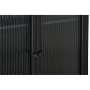 Présentoir DKD Home Decor Noir Métal Verre (60 x 40 x 170 cm)