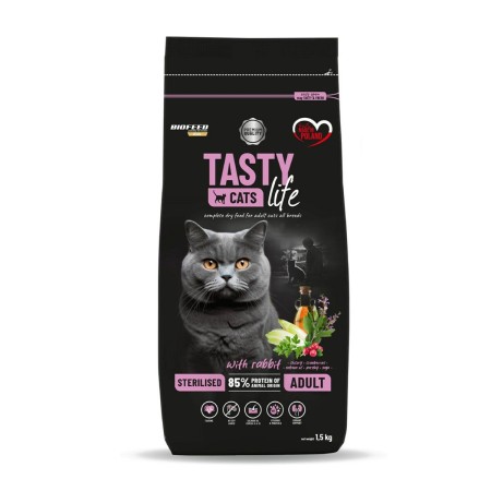 Comida para gato Biofeed Tasty Cats Life Conejo 1,5 Kg