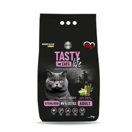 Comida para gato Biofeed Tasty Cats Life Conejo 8 kg