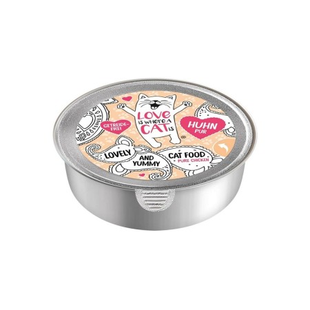 Comida para gato LOVE IS WHERE A CAT IS 2190040 Pollo 85 g