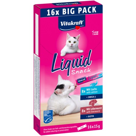 Snack para Gatos Vitakraft Liquid Pollo