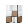 Paravent DKD Home Decor Métal Bambou Verre (180 x 1.8 x 180 cm)