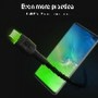 Câble USB Green Cell KABGC13 Noir Vert 2 m