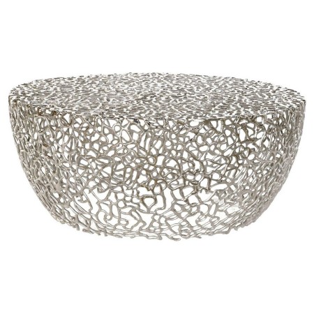Table d'appoint DKD Home Decor Argenté Aluminium (76 x 76 x 33 cm)