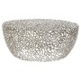 Table d'appoint DKD Home Decor Argenté Aluminium (76 x 76 x 33 cm)