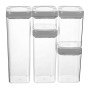 Bote Alexandra House Living 82012 Blanco Transparente Acrílico Plástico Melamina 2,3 L