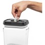 Boîte Alexandra House Living 82091 Noir Transparent Acrylique Plastique Mélamine 1 L