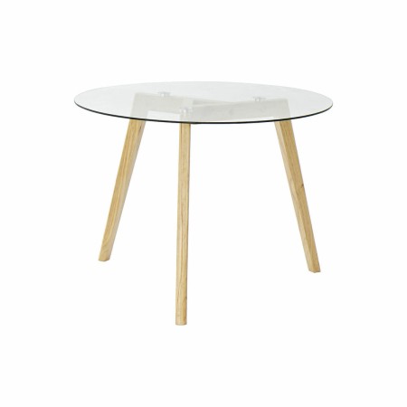 Table d'appoint DKD Home Decor Bois Verre (60 x 60 x 45 cm)