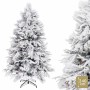Árbol de Navidad PVC Polietileno Piñas Nevado 100 x 100 x 240 cm