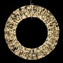 Couronne de Noël Métal Couronne 30 x 3 x 30 cm