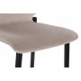 Chaise DKD Home Decor Métal Polyester (43.5 x 52 x 109 cm)