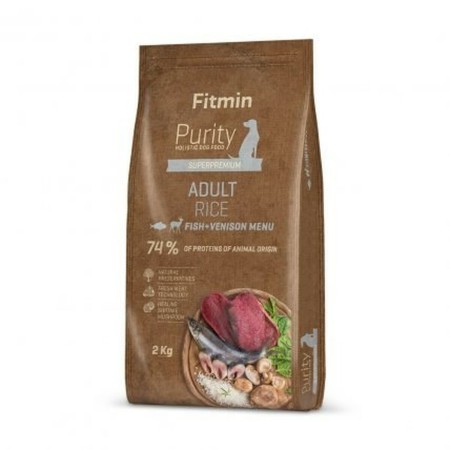 Pienso Fitmin Purity Rice Adult Adulto Pescado Ternera Cordero 2 Kg