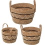 Lot de paniers Alexandra House Living 03843 Marron Bois osier Rotin (3 Unités)