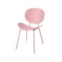 Chaise DKD Home Decor Rose Métal Polypropylène (PP) (50 x 55 x 79.5 cm)