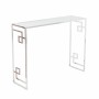Console DKD Home Decor Verre Métal Argent (120 x 40 x 78 cm)