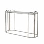 Console DKD Home Decor Verre Métal Argent (120 x 40 x 78 cm)