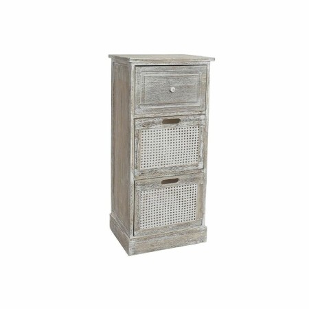 Caisson à Tiroirs DKD Home Decor  Naturel Rotin Bois de paulownia (40 x 29 x 90 cm)