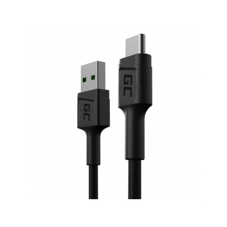 Adaptador USB a USB-C Green Cell KABGC25 Negro 30 cm