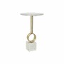 Table d'appoint DKD Home Decor Doré Aluminium Blanc Marbre (37 x 37 x 60 cm)