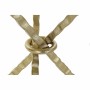 Table d'appoint DKD Home Decor Doré Aluminium Blanc Marbre (40 x 40 x 53 cm)