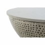 Table d'appoint DKD Home Decor Acier Argent Blanc Marbre (71 x 71 x 33 cm)
