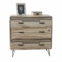 Caisson à Tiroirs DKD Home Decor  Naturel Noir Bois de paulownia (80 x 38 x 79 cm)