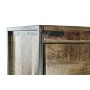 Armoire DKD Home Decor Noir Acier Bois de manguier (120 x 41 x 161 cm)