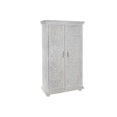 Armoire DKD Home Decor Blanc Bois de manguier (100 x 40 x 180 cm)